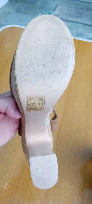 Zapatos de tacón  marrones talla 39