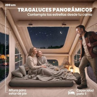 Tienda Campaña Inflable con Apertura Chimenea
