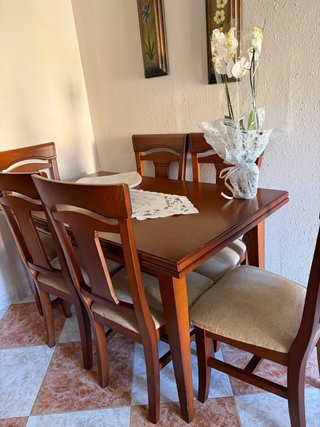Mesa de comedor con 6 sillas