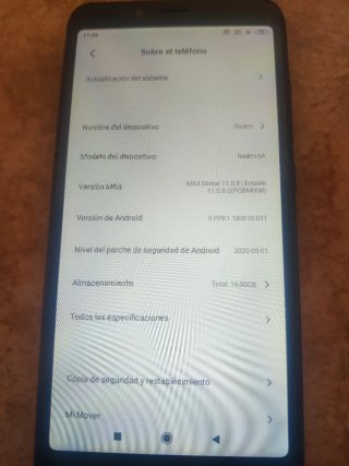 Móvil Xiaomi Redmi 6A Negro