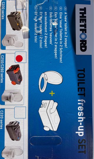 Cassette Thetford C250/C260 Tapa WC