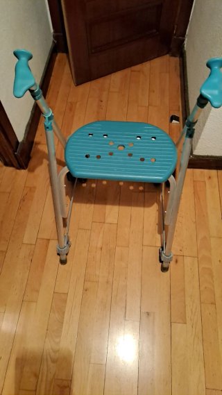 Andador para exterior con asiento
