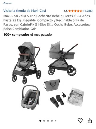 Maxi-Cosi Zelia S Trio + Cuna Lionelo