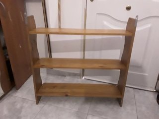 Estantería madera 3 baldas