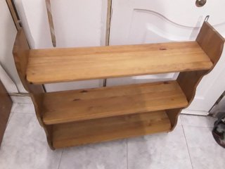 Estantería madera 3 baldas