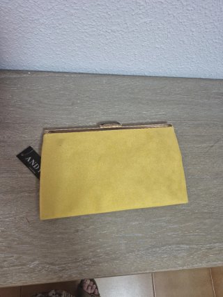Bolso Cartera Amarillo Antelina AND