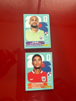 Cromos Mundial 2026 Panini - Luis Mejía y Édgar Bá
