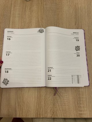 Agenda 2027 Floral Morada