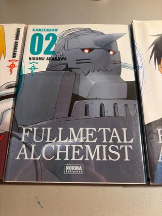 Fullmetal alchemist lote 3 primeros tomos kanzenba