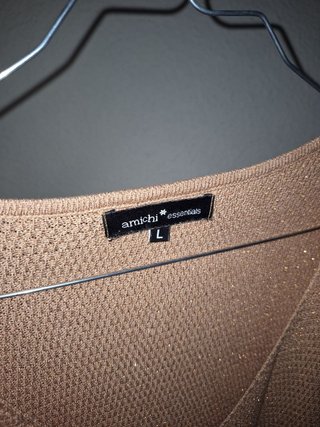Vestito e 3 maglioni (blu di MANGO, salmone AMICHI)