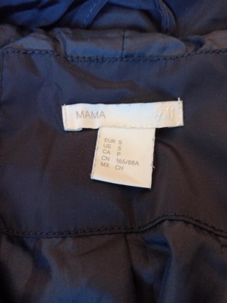 Cazadora premamá azul. Talla S