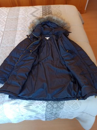 Cazadora premamá azul. Talla S
