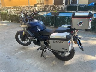 MH TRAY Adventure Moto con Maletas