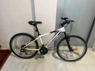 Bicicleta MTB Rockrider Blanca