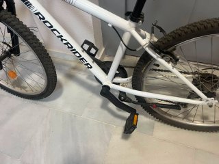 Bicicleta MTB Rockrider Blanca