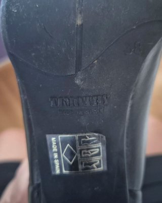 Botas altas piel sintética negras