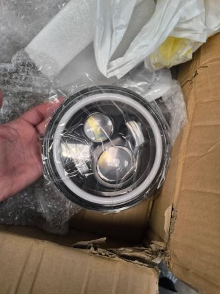 Faro LED Redondo con Aro de Luz