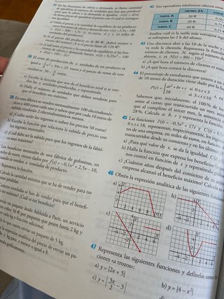 Matemáticas de 1 Bachillerato