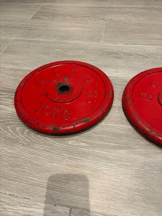 Discos de pesas 10kg (2 unidades)