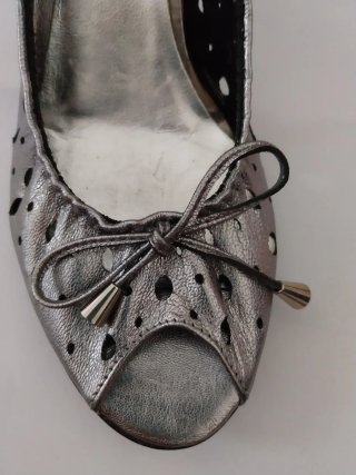 Scarpe Idea Shoes donna pelle argento