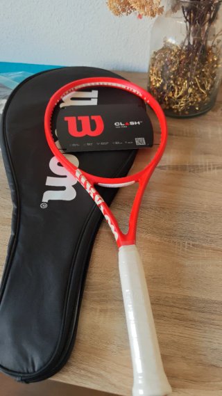 Raqueta Wilson Clash 100 Pro Roja