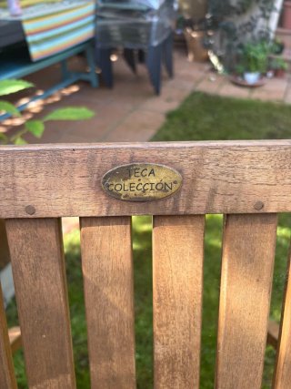 6 Sillas de Madera de Teka
