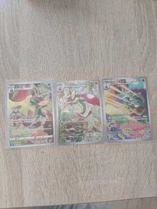 3 Cartas Pokémon Flapple y Hydrapple