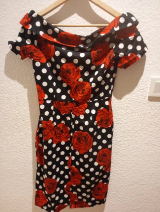 Vestido cóctel sexy talla 42