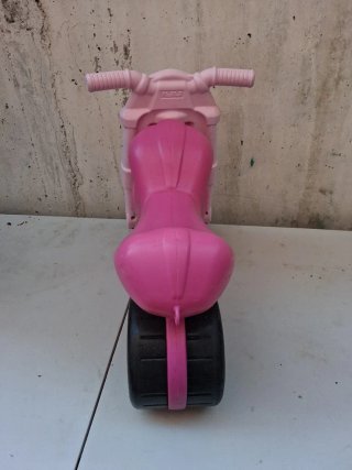 Moto correpasillos rosa