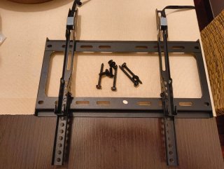 Soporte TV Pared Negro