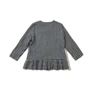 Sézane / Jersey de lana cuadros vichy B&N 38