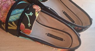 Zapatos Zara bordados