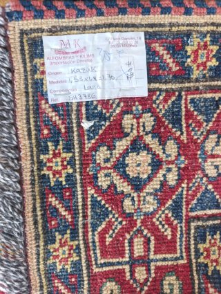 Alfombra Kazak de lana MK