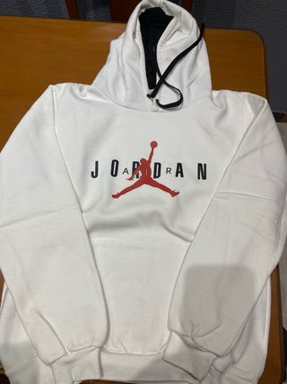 Sudadera Jordan Blanca y Negra