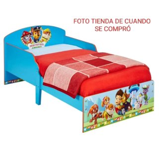 Conjunto patrulla canina  cama ,mesa y 2 sillas