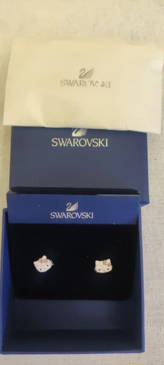 Pendientes Swarovski Hello Kitty
