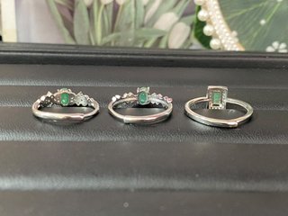 Anillo Esmeralda Natural