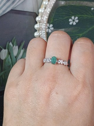 Anillo Esmeralda Natural