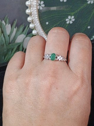 Anillo Esmeralda Natural