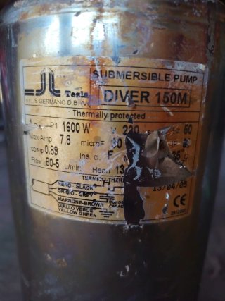 Bomba Sumergible DIVER 150M