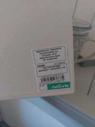 Taza con infusor Marroquí - Natura
