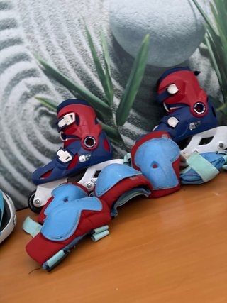 Patines en línea XXS con protecciones