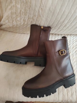 Botines Massimo Dutti Cuero Talla 40