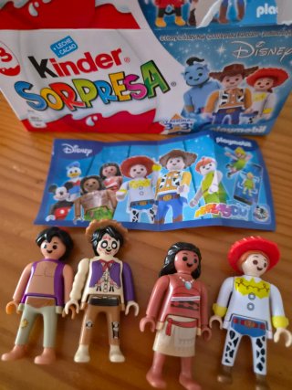 Lote 4 Figuras Playmobil Kinder Sorpresa