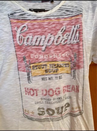 Camiseta Andy Warhol Campbell's Talla S