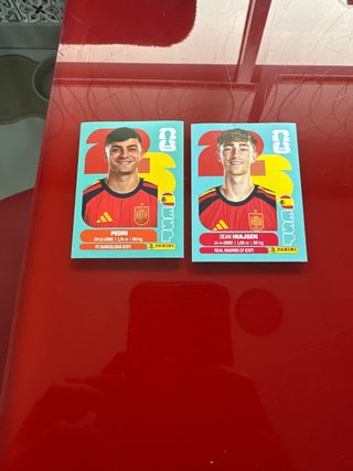 Cromos Mundial 2026 Pedri y Dean Huijsen