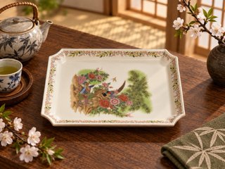 Set 3 Bandejas Japonesas Vintage Porcelana