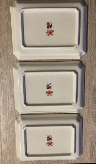 Set 3 Bandejas Japonesas Vintage Porcelana
