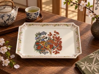Set 3 Bandejas Japonesas Vintage Porcelana