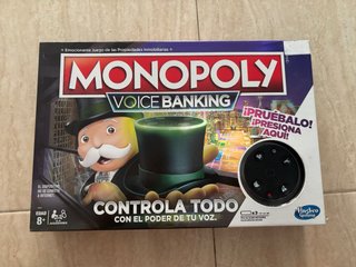 Monopoly Voice Banking Juego de Mesa (perfecto)